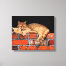 Search for kitty canvas prints Red