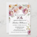 Search for elegant 70th birthday invitations Seventieth
