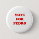 Search for vote for pedro badges Red