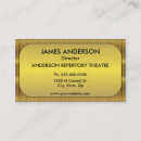 Search for theatre stage business cards Performing arts