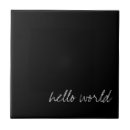 Search for dramatic tiles Black