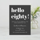 Search for eighty birthday invitations Eighty and fabulous