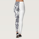 Search for asymmetrical leggings Black and white