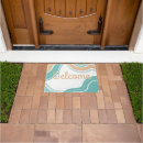 Search for blue and orange doormats Abstract