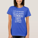 Search for commas save lives tshirts English