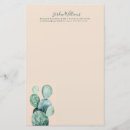 Search for cactus stationery paper Tropical