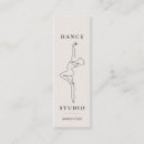 Search for dance studio business cards Elegant
