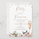 Search for rose petals invitations Champagne glass