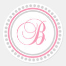 Search for pink monogram b stickers Elegant