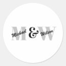 Search for black and white initial stickers Modern