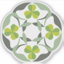 Search for celtic knot shamrock stickers Green