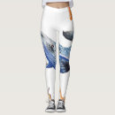 Search for whales leggings Illustration