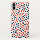 Search for coral and navy iphone cases Geometric