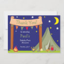 Search for camping thank you cards Boy