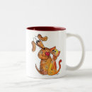 Search for whimsical cat mugs Cartoon