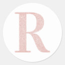 Search for gold r monogram stickers Stylish