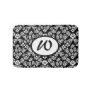 Search for damask bath mats Black white