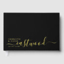 Search for black guest books Minimalist