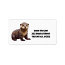 Search for otter return address labels Water