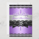 Search for lace birthday invitations Purple