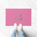 Search for gingham doormats Pink
