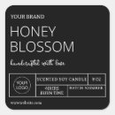 Search for modern candle stickers Black