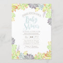 Search for succulent invitations Watercolor
