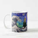 Search for japanese wave painting mugs Vintage