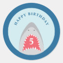 Search for shark bite stickers Blue