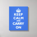 Search for keep calm canvas prints British