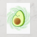 Search for kawaii fruit postcards Avocado