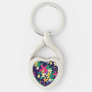Search for heart floral key rings Tropical