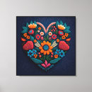 Search for decor style canvas prints Heart