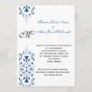 Search for polished invitations Blue