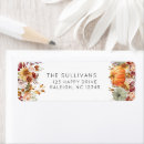 Search for thanksgiving return address labels Floral