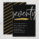 Search for elegant 70th birthday invitations Script