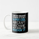 Search for aircraft mechanic mugs Garage