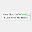 Search for suv bumper stickers Green