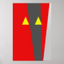 Search for yellow and grey posters Red