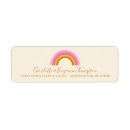 Search for pink orange return address labels Minimalist
