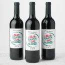 Search for santa wine labels Holiday humor