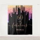 Search for black and gold backdrops 60th birthday party
