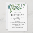 Search for spring birthday invitations botanical