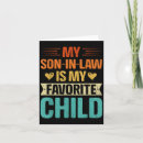 Search for funny son in law cards Modern