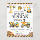 Search for kids construction birthday cards Cute
