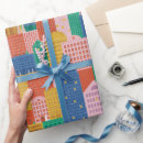 Search for city wrapping paper Pink