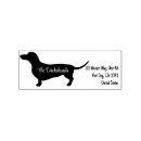 Search for dachshund rubber stamps Wiener dog
