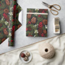 Search for christmas cone wrapping paper Berries