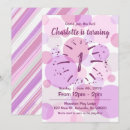 Search for circles birthday invitations Girl