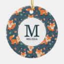 Search for cute fox christmas tree decorations Foxes